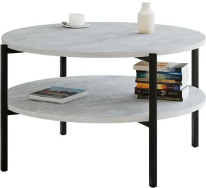 Okrągły stolik kawowy beton - Fablle 4X