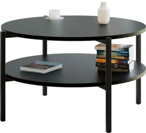 Czarny stolik kawowy - Fablle 4X