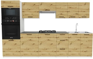 Komplet mebli kuchenne dąb artisan - Rito