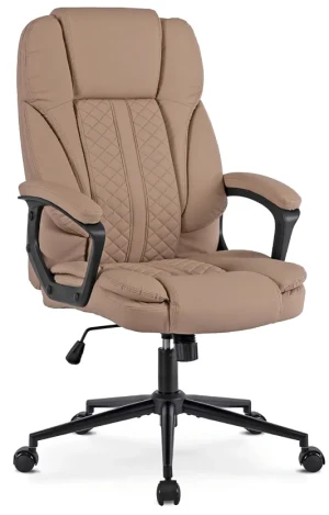 Beżowy fotel obrotowy - Duke 3X