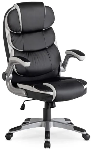 Czarny fotel obrotowy - Ease