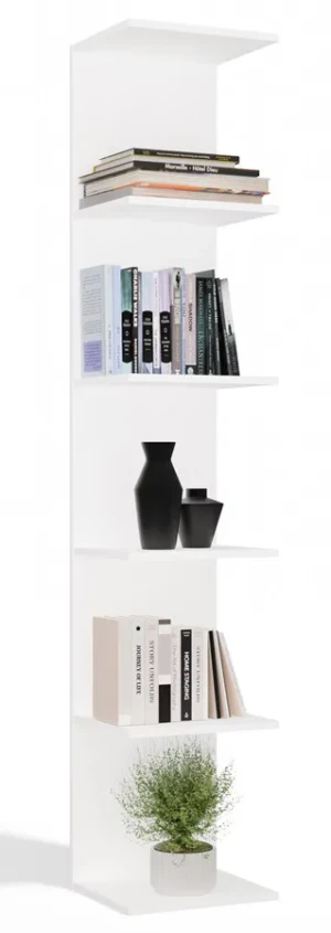 Biały otwarty regał - Olan