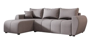 Szary narożnik rozkładany z funkcją spania - Velmores 3X