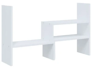 Biała sosnowa półka na biurko - Aviso