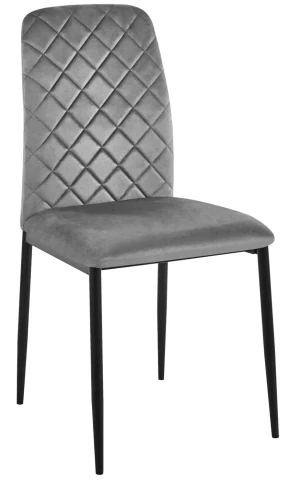 Grafitowe krzesło nowoczesne - Finlo 3X