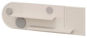 Kaszmirowa półka dziecięca ryflowana - Alio 5X