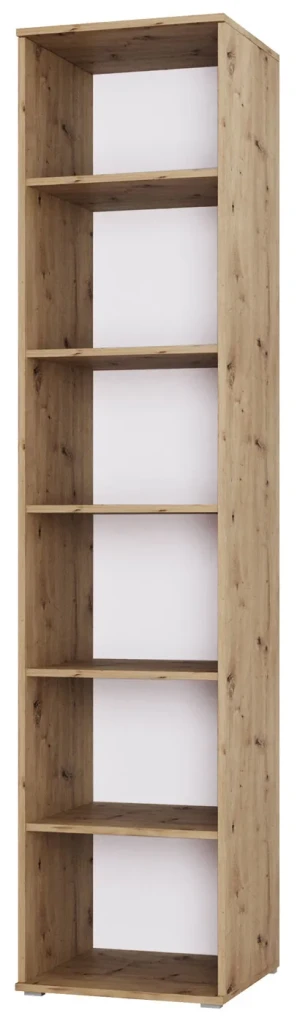 Minimalistyczny regał otwarty 70 cm dąb artisan - Aneris 4X