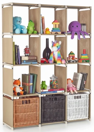 Dziecięcy regał z półkami na zabawki - Viona