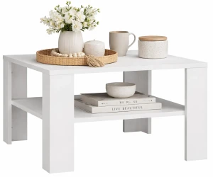 Nowoczesny biały stolik kawowy - Kopis