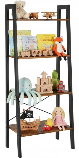 Loftowy dziecięcy regał stojący na zabawki - Cassine 4X