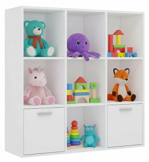 Biały modułowy regał na zabawki - Nero 3X