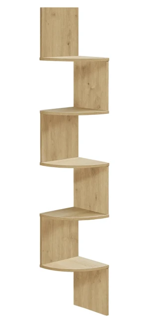 Półka wisząca narożna dąb artisan- Goldora