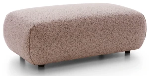Minimalistyczna duża pufa do salonu oberżyna - Mezzia 4X