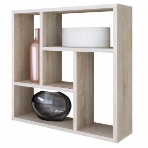 Skandynawska półka wisząca dąb sonoma - Etiz