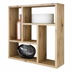 Nowoczesna półka na książki dąb artisan - Etiz