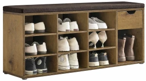 Szafka na buty z siedziskiem dąb artisan - Tocador 16X