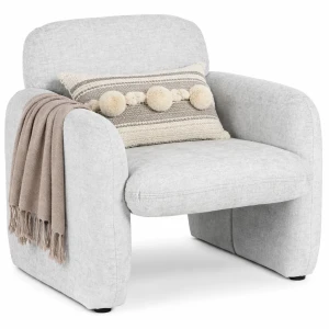 Szary fotel wypoczynkowy z podłokietnikami - Etilion 3X