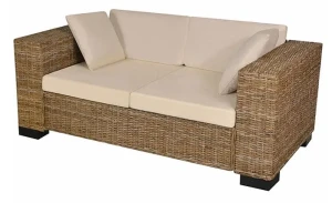 Sofa rattanowa 2-osobowa Letsa 2C