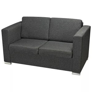 Dwuosobowa ciemnoszara sofa loftowa - Telva 2Q