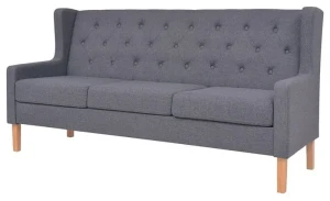 Trzyosobowa sofa Faselo 3G - szara