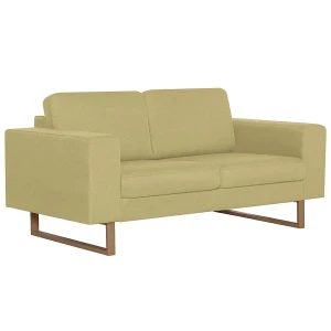 Elegancka dwuosobowa sofa Ladi 2X - zielona