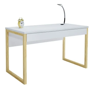 Skandynawskie biurko drewniane 100 cm - Kizo X8