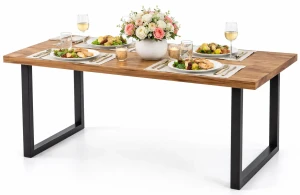 Dębowy stół rozkładany w stylu loftowym - Baltin