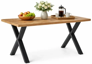 Duży drewniany loftowy stół rozkładany Salmo