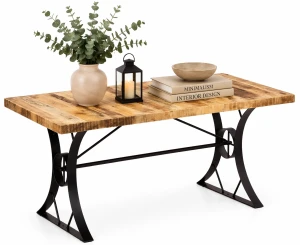 Jasnobrązowy stół z drewna mango – Kenis