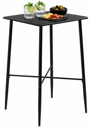 Czarny stolik barowy – Renec 2X