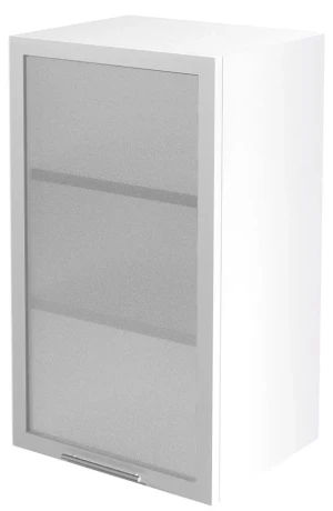 Kuchenna szafka z witryną prawostroną Vokres 22X - biała