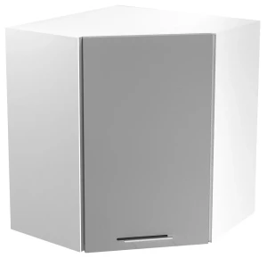 Szafka kuchenna górna narożna Vokres 32X - jasny popiel połysk