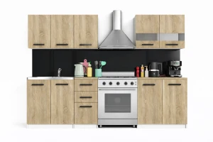 Zestaw mebli kuchennych dąb sonoma - Igaris