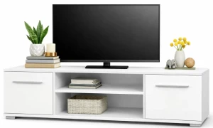 Skandynawska biała szafka RTV - Kaloe