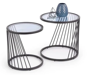 Zestaw stolików szklanych Beluno