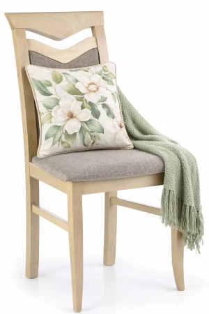 Tapicerowane krzesło skandynawskie dąb sonoma - Vestia