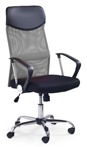 Szary biurowy fotel obrotowy - Ilumi