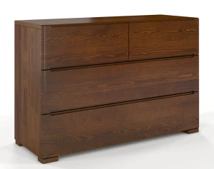 Komoda drewniana 4 szuflady Inca 3S - Orzech