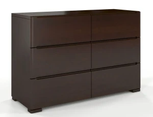Komoda drewniana 6 szuflad Inca 5S - Palisander