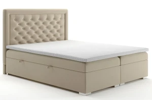 Pikowane łóżko kontynentalne Tomis 120x200 - 32 kolory