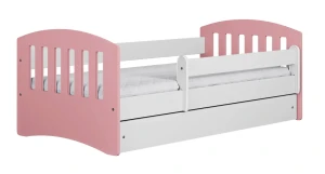 Łóżko dla dziewczynki Rubens 2X mix 80x140 - pudrowy róż