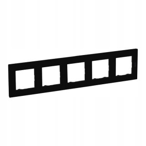 Ramka pięciokrotna Legrand Niloe Step czarny 863595