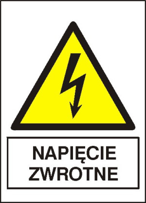 EG-tablice "Napięcie zwrotne" pionowa