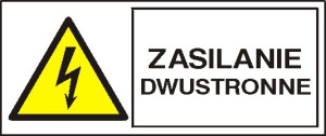 EG-tablice "Zasilanie dwustronne" pozioma