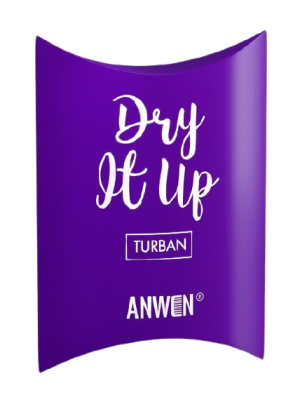 Anwen Dry It Up Turban (Fioletowy)