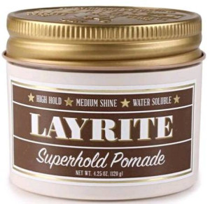 LAYRITE Superhold Pomade Mocna pomada utrwalająca włosy dla mężczyzn 120g
