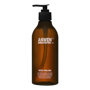 Anwen x Ministerstwo Szampon nawilżający do codziennego mycia włosów - Róża-Malina 200ml