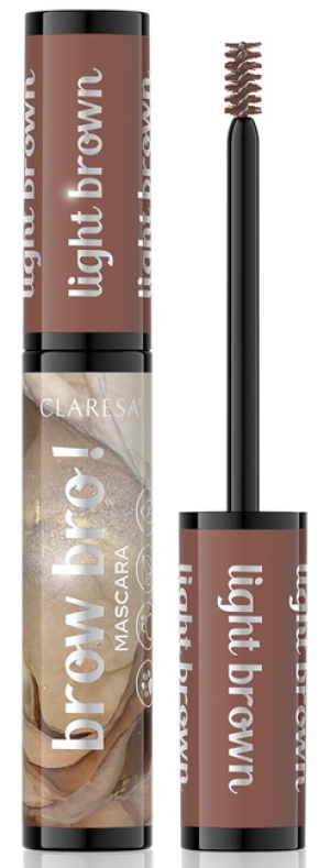 CLARESA Brow Bro! maskara do brwi 01 Light Brown 8ml