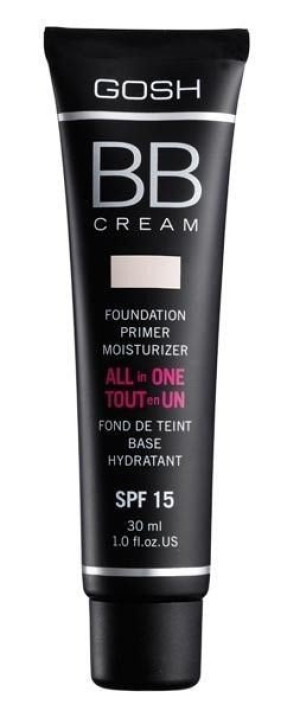 GOSH All In One BB Cream Foundation, Primer, Moisturizer Wielofunkcyjny krem BB – krem, baza, podkład 01 Sand