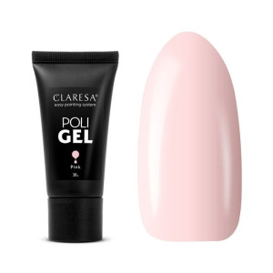 CLARESA POLI GEL Żel budujący 08 Pink 30g